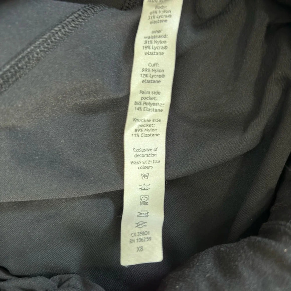 Lululemon Black Jogger Pants Drawstring Elastic‎ Waist Womens Size XS - Picture 2 of 7